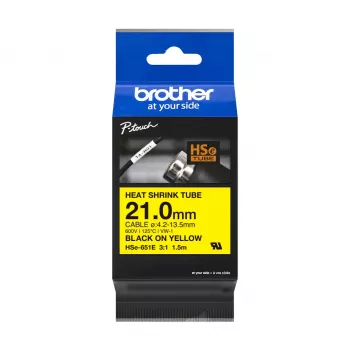 Cinta de etiquetar Brother HSE-651E