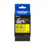 Brother HSe-251E cartucho de tubo termorretráctil, 21 mm, negro sobre blanco