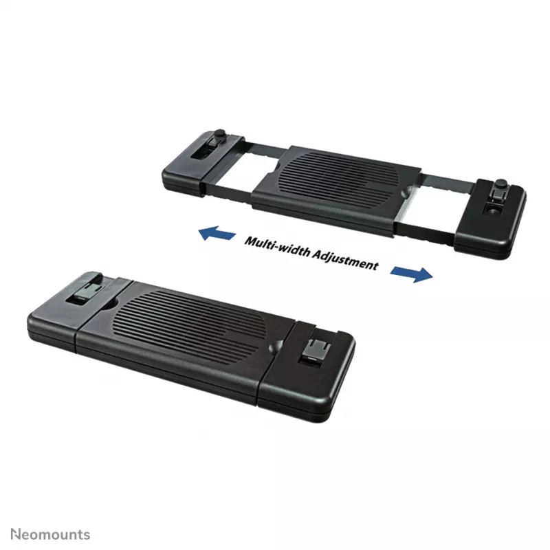 Neomounts NSLC200 base refrigeradora para portátil, 10–22 pulgadas (25,4–55,9 cm), máx. 10 kg, universal, negra