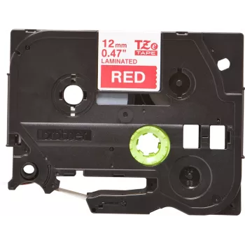 Cinta de rotulación Brother TZE-435 blanco sobre rojo