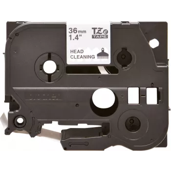 Casete de limpieza Brother, casete de limpieza del cabezal de impresión, Brother, transferencia térmica, negro, 3,6 cm, Brother PT-3600, PT-530, PT-9200DX, PT-9200PC, PT-940