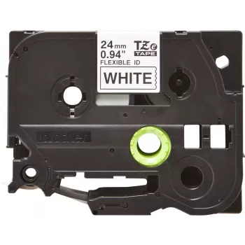 Cinta laminada Brother TZEFX251 negro sobre blanco 2,4 cm
