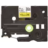 Cinta de rotulación Brother TZE-FX611 negro sobre amarillo