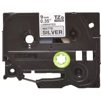 Cinta de rotulación Brother TZE-M921 negro sobre metalizado