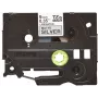 Cinta de rotulación Brother TZE-M921 negro sobre metalizado