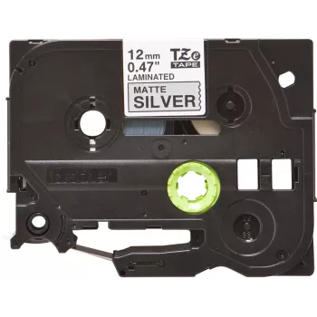 Cinta de rotulación Brother TZE-M931 negro sobre plata