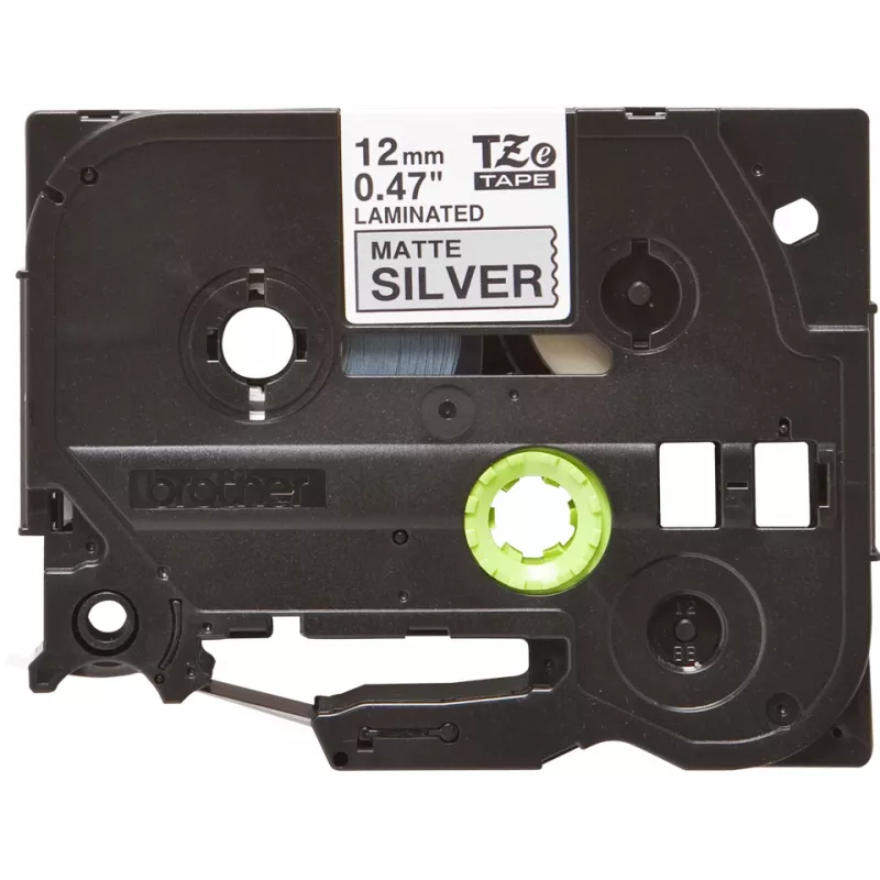 Cinta de rotulación Brother TZE-M931 negro sobre plata