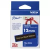 Cinta de rotulación Brother TZE-R334 oro sobre negro