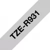 Cinta de rotulación Brother TZE-R931 negro sobre plata