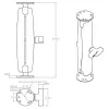 Soporte de doble bola con dos placas redondas RAM Mounts RAM-101U-D