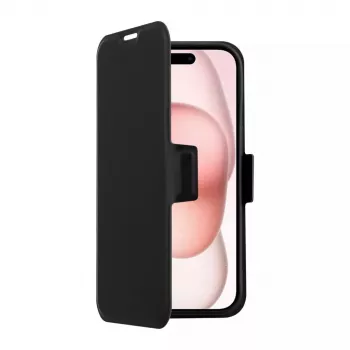 Funda cartera Screenor 30149SC para iPhone 16 negra 15,5 cm