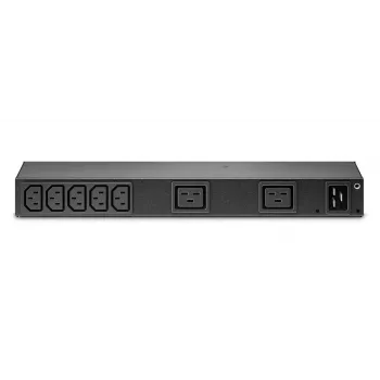 Unidad de distribución de corriente (PDU) APC AP6120A 7 tomas de CA 0U/1U negra