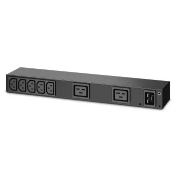 Unidad de distribución de corriente (PDU) APC AP6120A 7 tomas de CA 0U/1U negra