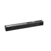 Unidad de distribución de corriente (PDU) APC RACK PDU BASIC 1 U 16A 230V 12 salidas de CA 0U/1U negra