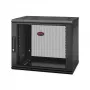 APC NetShelter WX AR109SH4 - 9U, armario de parcheo de 19 pulgadas, montaje en pared, premontado, 400 mm de profundidad