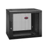 APC NetShelter WX AR109SH4 - 9U, armario de parcheo de 19 pulgadas, montaje en pared, premontado, 400 mm de profundidad