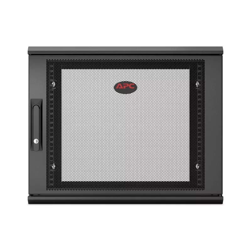 APC NetShelter WX AR109SH4 - 9U, armario de parcheo de 19 pulgadas, montaje en pared, premontado, 400 mm de profundidad