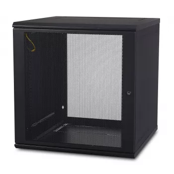 APC NetShelter WX AR112, 12U, armario de parcheo de 19 pulgadas, montaje en pared, sin montar, 600 mm de profundidad