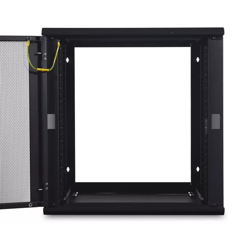 APC NetShelter WX AR112, 12U, armario de parcheo de 19 pulgadas, montaje en pared, sin montar, 600 mm de profundidad