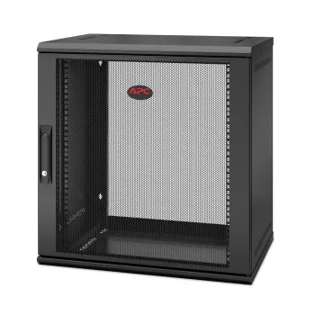 APC NetShelter WX AR112SH4 - 12U, armario de parcheo de 19 pulgadas, montaje en pared, premontado, 400 mm de profundidad