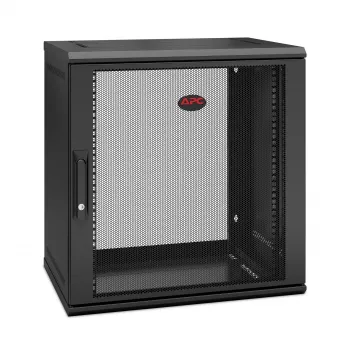 APC NetShelter WX AR112SH4 - 12U, armario de parcheo de 19 pulgadas, montaje en pared, premontado, 400 mm de profundidad