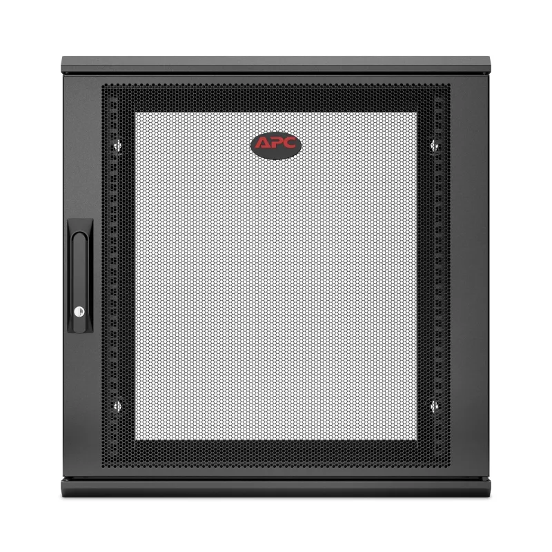 APC NetShelter WX AR112SH4 - 12U, armario de parcheo de 19 pulgadas, montaje en pared, premontado, 400 mm de profundidad