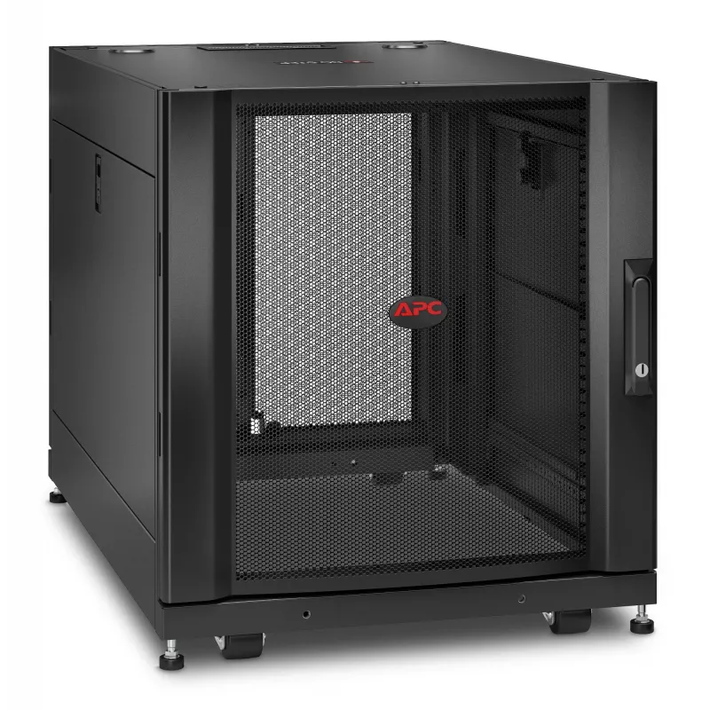 APC NetShelter SX, carcasa de rack para servidores, 12U, negro, 658H x 600B x 900T mm