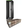 APC Easy Rack, 42U, negro, con techo, ruedas, patas, 4 soportes y paneles laterales, sin suelo, 1991H x 600B x 1000T mm