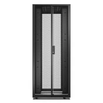 APC Easy Rack, 42U, negro, con techo, ruedas, patas, 4 soportes y paneles laterales, sin suelo, 1991H x 800W x 1000D mm