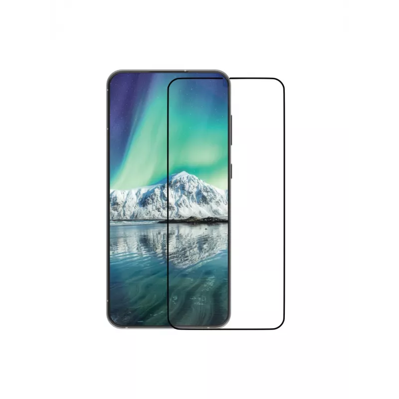 dbramante1928 eco-shield - Galaxy S24+ - protector de pantalla de cristal templado negro edge
