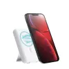 Batería externa Celly MAGPB10000WH 10000 mAh carga inalámbrica blanca