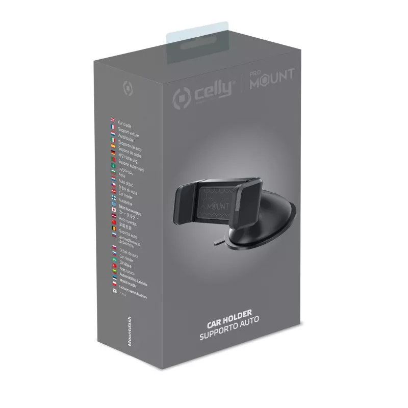 Soporte Celly MOUNTDASHBK soporte pasivo teléfono móvil/smartphone negro