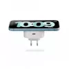 adaptador de carga inalámbrica Zens ZESC18W/00 blanco, carga rápida 18W, pad receptor Qi