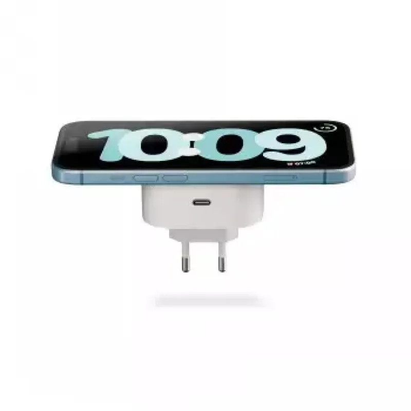 adaptador de carga inalámbrica Zens ZESC18W/00 blanco, carga rápida 18W, pad receptor Qi