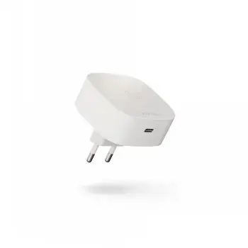 adaptador de carga inalámbrica Zens ZESC18W/00 blanco, carga rápida 18W, pad receptor Qi