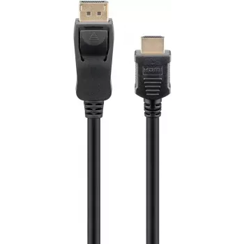 cable adaptador Goobay DisplayPort a HDMI 5 m conexión 1 DisplayPort conexión 2 HDMI Type-A