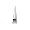 Multibrackets M Universal cubrecables aluminio 33mm-B 1100-L metálico