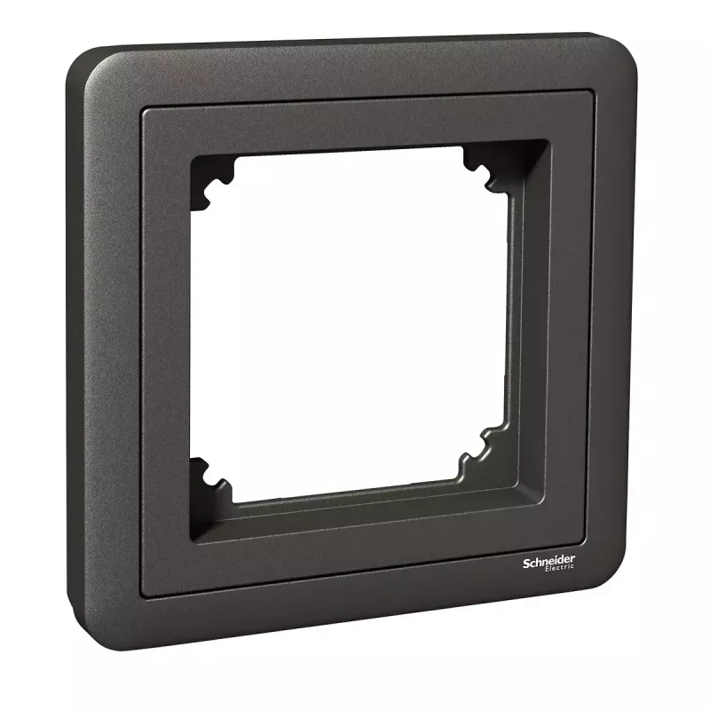 Schneider Electric Exxact marco de 1 elemento con adaptador 7, antracita
