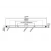 Multibrackets M Universal soporte de pared negro mediano