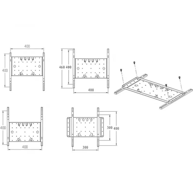 Soporte Multibrackets M VESA Super slim Tilt & Turn