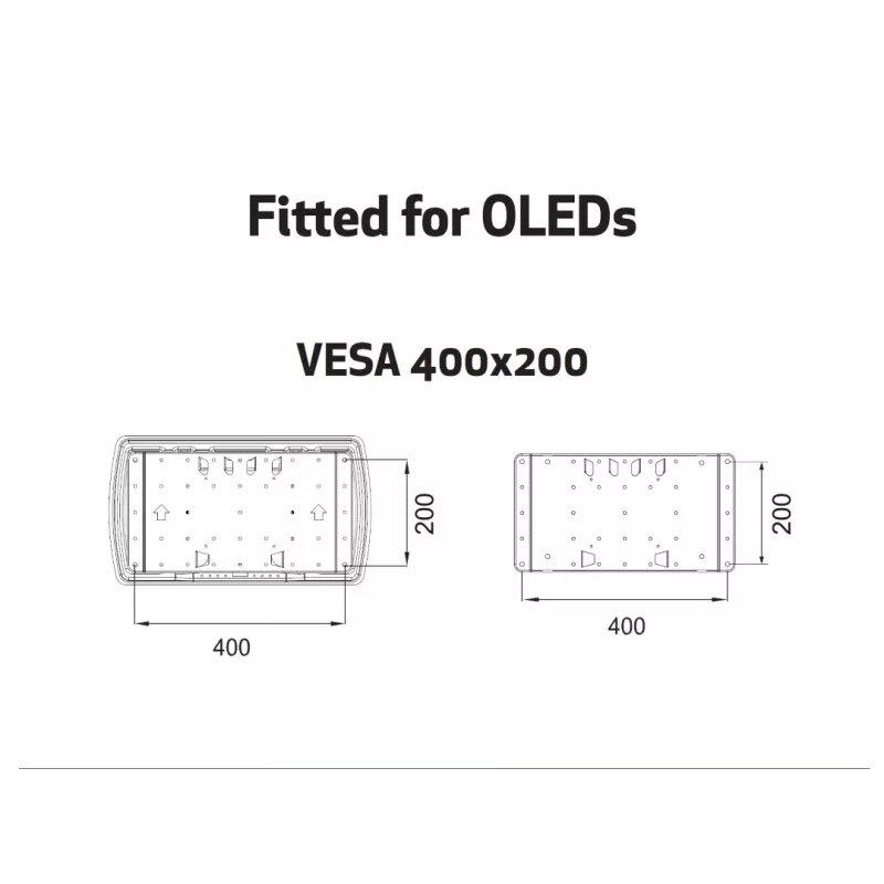 Multibrackets M VESA Super slim Tilt & Turn HD, 52 kg, 101,6 cm (40