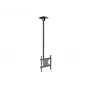 Multibrackets M Public Ceilingmount Medium Single soporte de techo, 81,3–116,8 cm (32–46 pulgadas), máx. 70 kg, VESA de 100x100 a 400x400, inclinación de -5 a +15°, negro