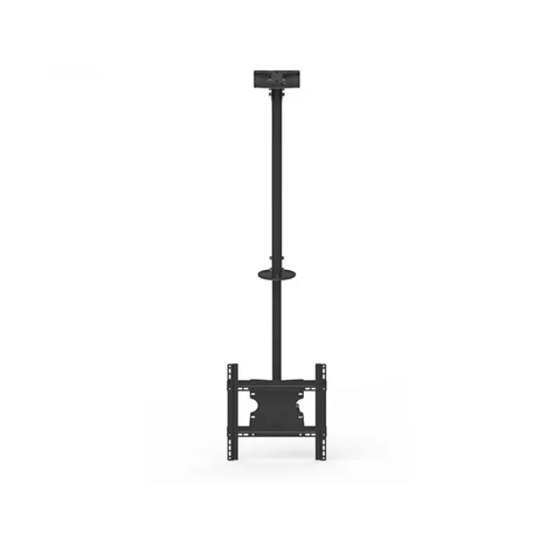Multibrackets M Public Ceilingmount Medium Single soporte de techo, 81,3–116,8 cm (32–46 pulgadas), máx. 70 kg, VESA de 100x100 a 400x400, inclinación de -5 a +15°, negro