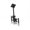 Multibrackets M Public Ceilingmount Medium Single soporte de techo, 81,3–116,8 cm (32–46 pulgadas), máx. 70 kg, VESA de 100x100 a 400x400, inclinación de -5 a +15°, negro