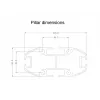 Soporte de pantalla Multibrackets M 180 Single negro con base