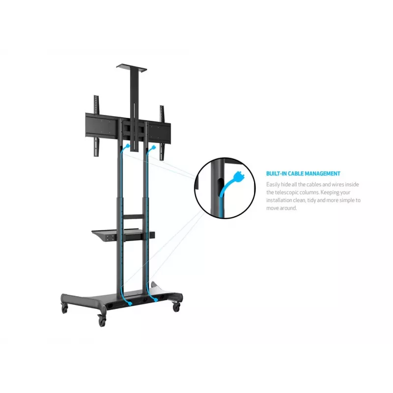 Multibrackets M Public Floorstand Basic 180 incl. estante y soporte para cámara