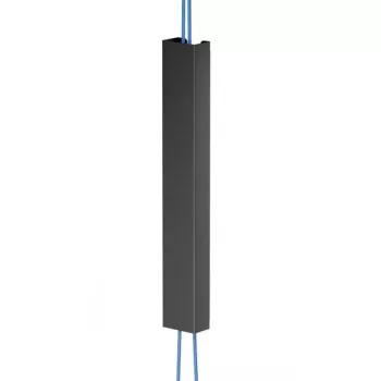 Canaleta Neomounts ADS06-123BL magnética negra para escritorios ajustables, varios cables