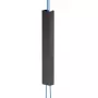 Canaleta Neomounts ADS06-123BL magnética negra para escritorios ajustables, varios cables