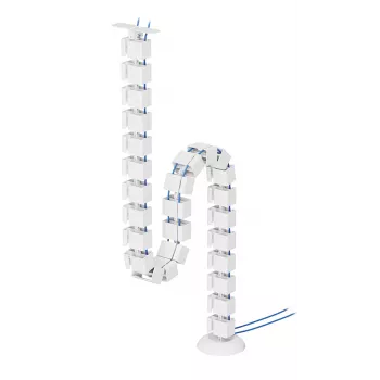 Recogecables Neomounts ADS06-130WH atornillado, blanco, 130 mm