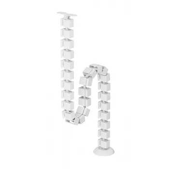 Recogecables Neomounts ADS06-130WH atornillado, blanco, 130 mm